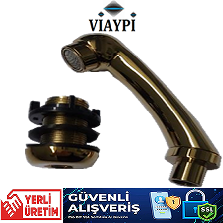 Kuaför Berber Gold Renk El Duşu Kod:407